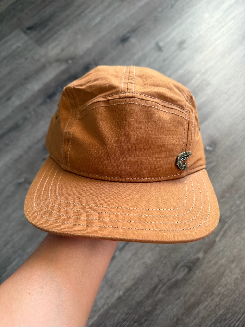 Goorin Bros Rust Brown 5-Panel Canvas Cap